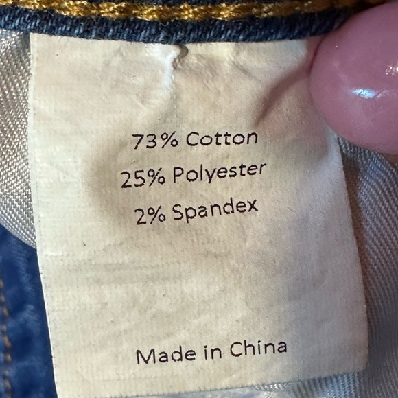 Allegra K Fishtail style Jean skirt sz medium button fly stretchy NWT - Picture 6 of 9